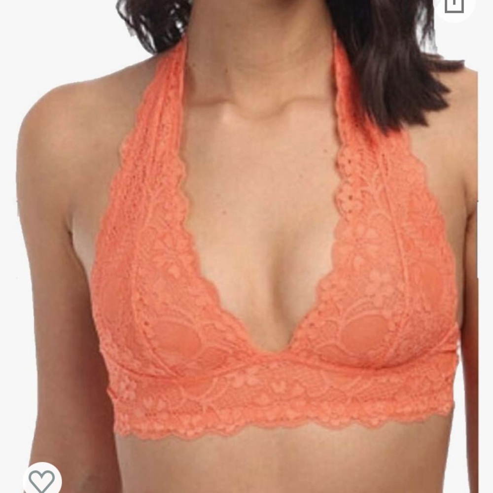 Free People Galloon Lace Halter Bralette in small